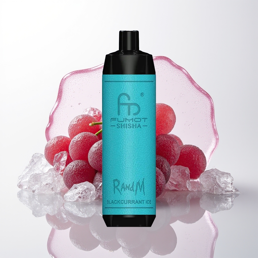 RandM Fumot Shisha 10000 Blackcurrant Ice Mesh 0.6ohm