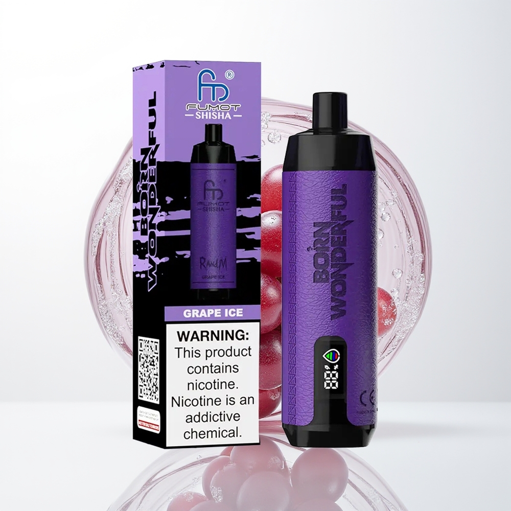 RandM Fumot Shisha 10000 Grape Ice Mesh Coil