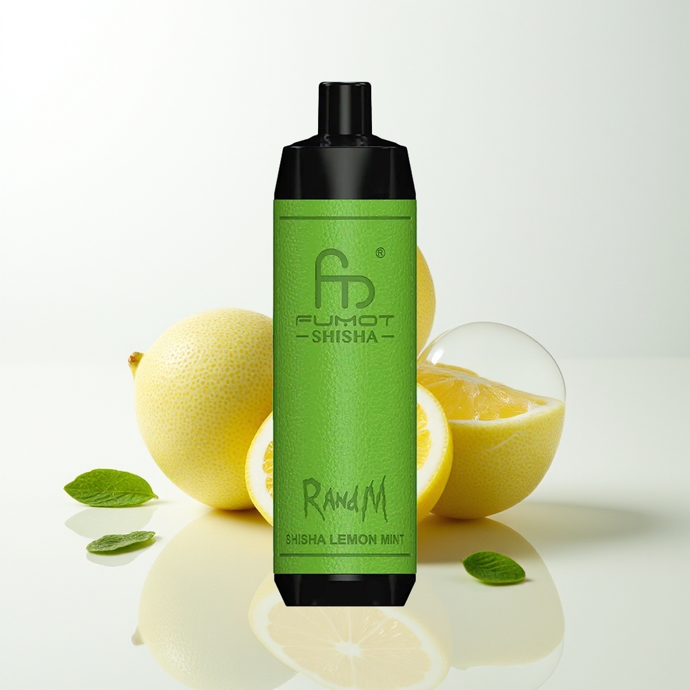 RandM Fumot Shisha 10000 Lemon Mint Mesh 0.6ohm
