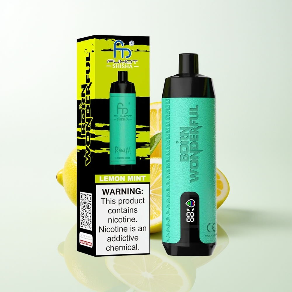 RandM Fumot Shisha 10000 Lemon Mint Mesh