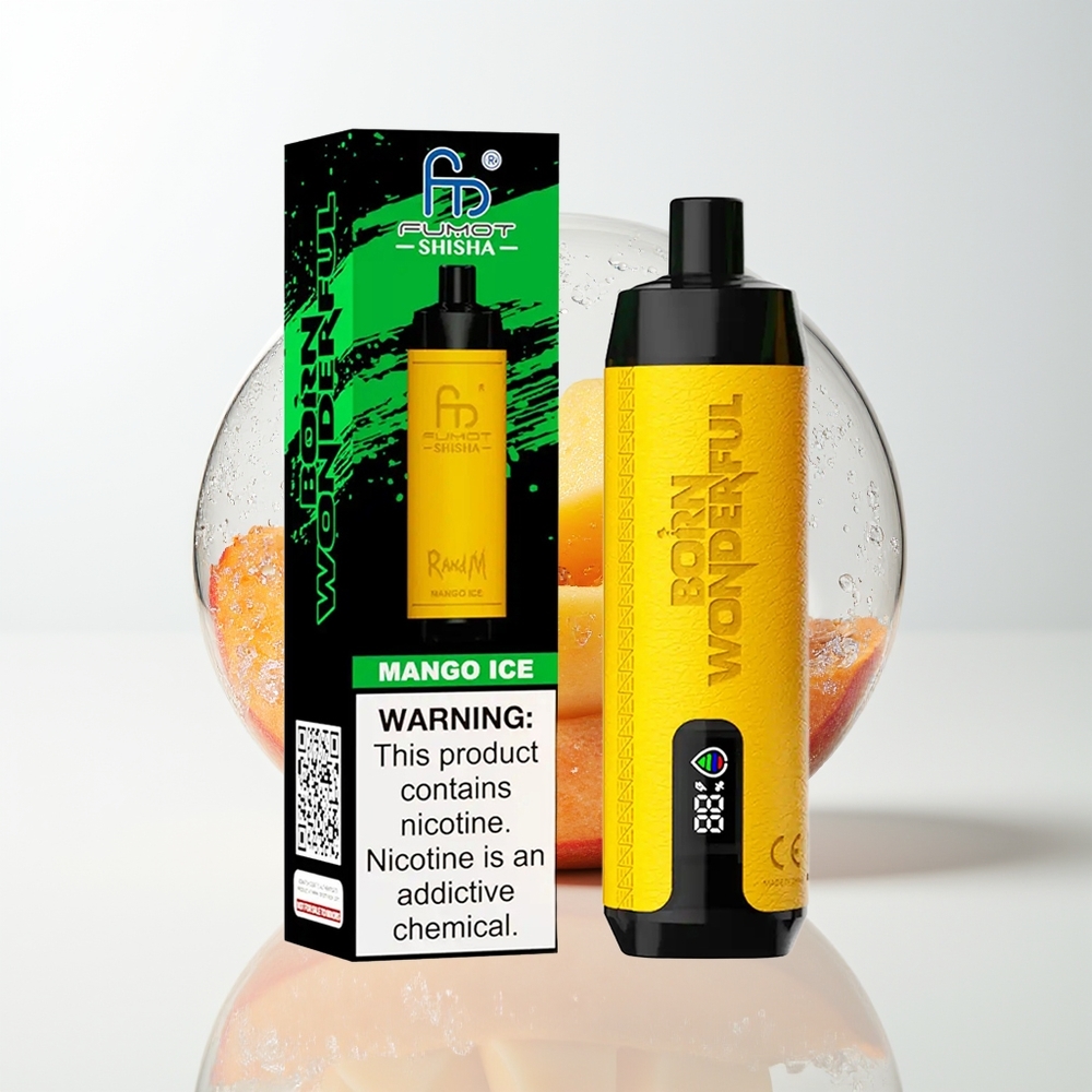 RandM Fumot Shisha 10000 Mango Ice 10000 Puffs Type-C