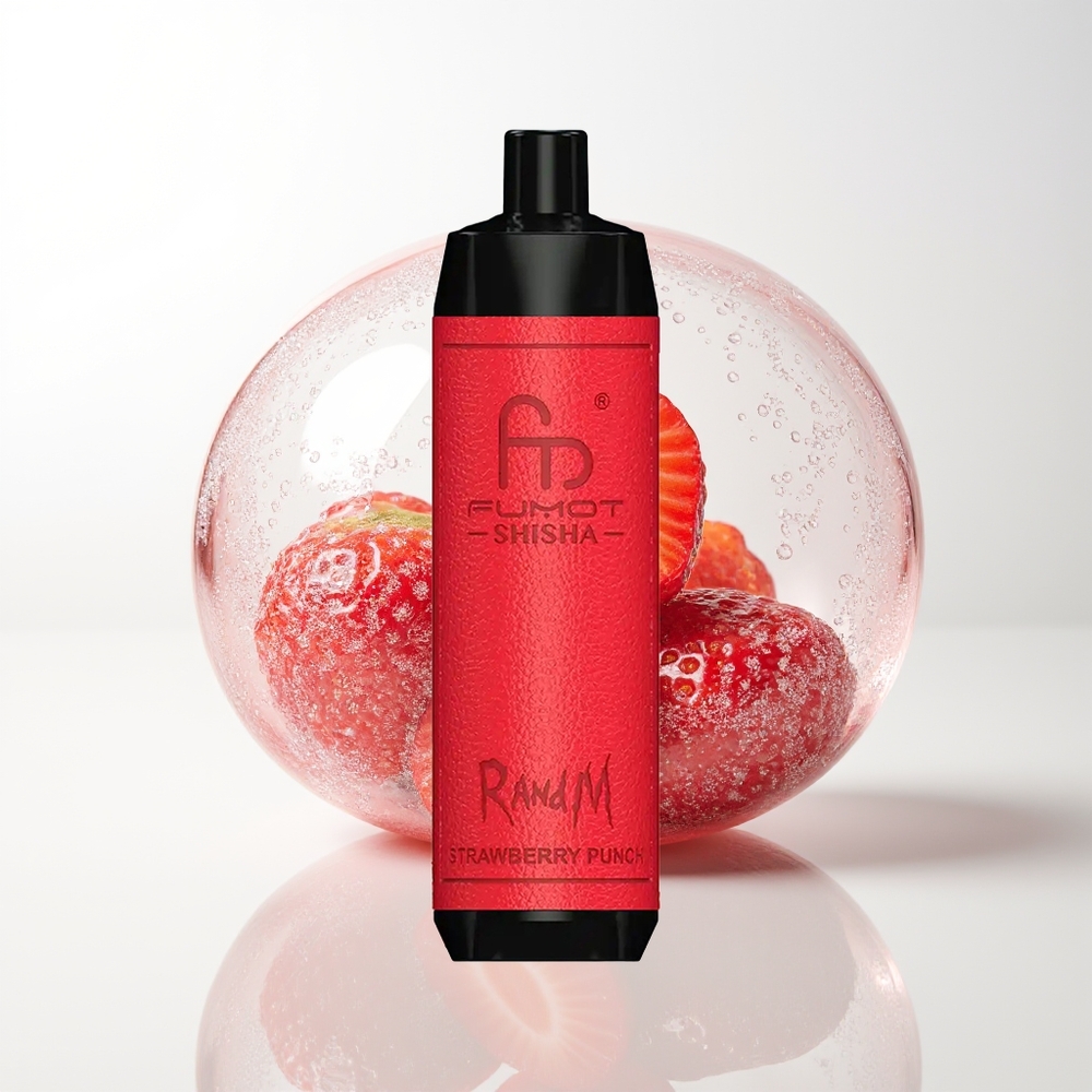 RandM Fumot Shisha 10000 Strawberry Punch Type-C 0.6ohm