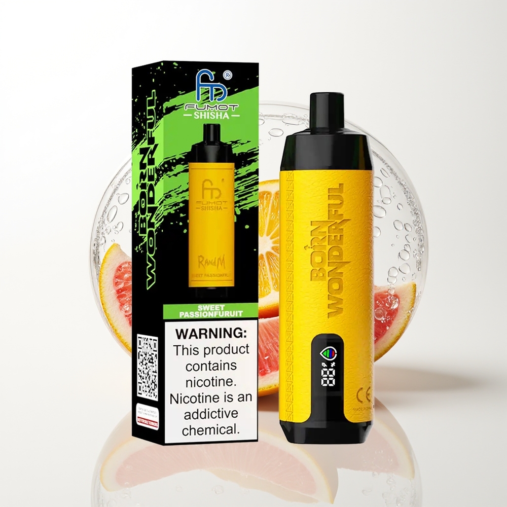 RandM Fumot Shisha 10000 Sweet Passion Fruit Type-C 0.6ohm