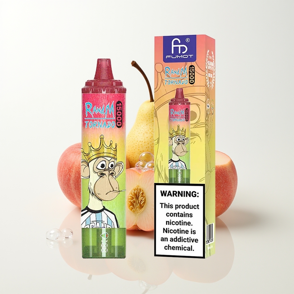 RandM Fumot Tornado 15000 Apple Peach Pear 25ml Mesh