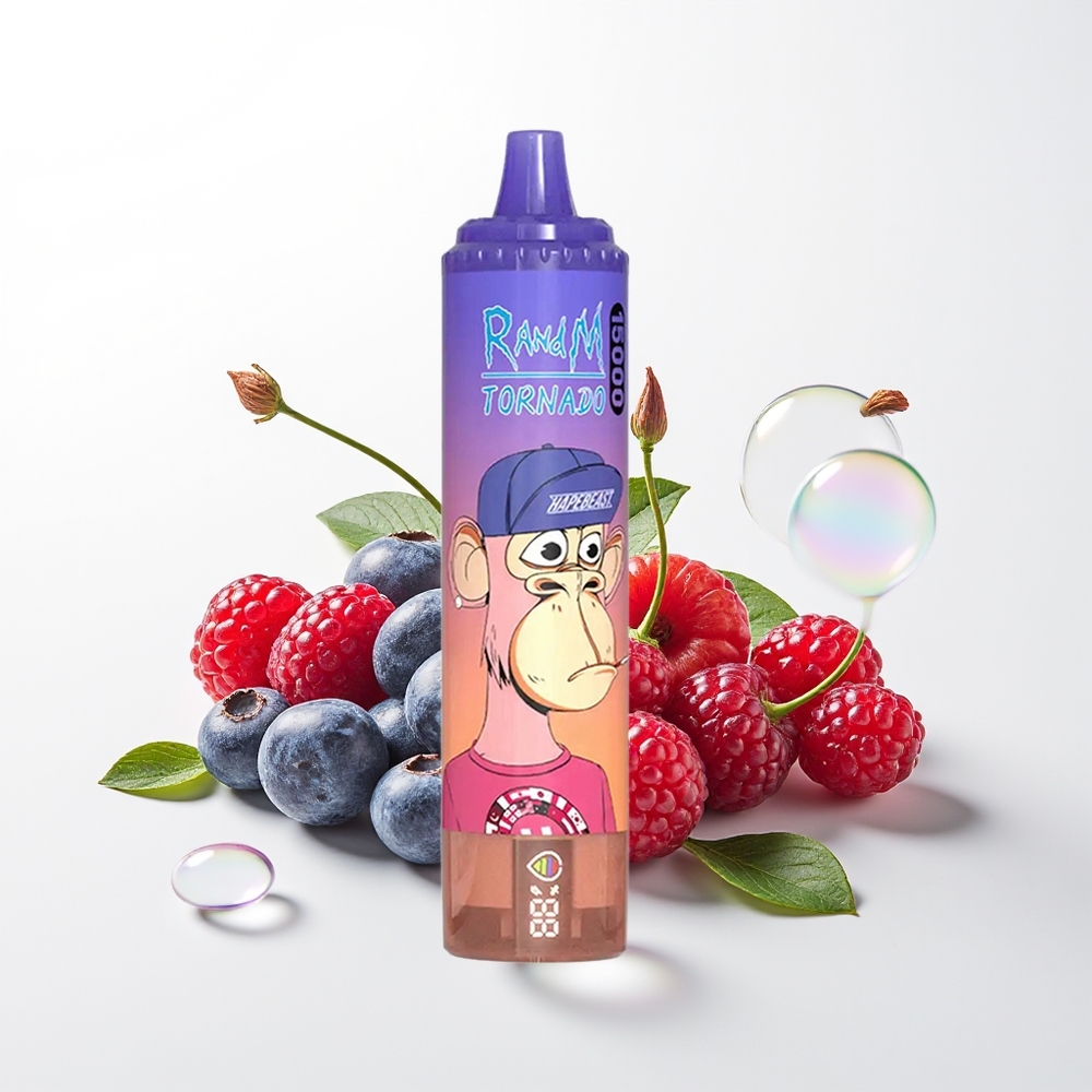 RandM Fumot Tornado 15000 Blueberry Cherry Cranberry Mesh 25ml