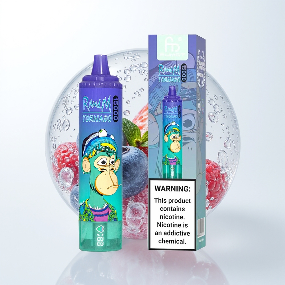 RandM Fumot Tornado 15000 Blueberry On Ice 25ml Mesh