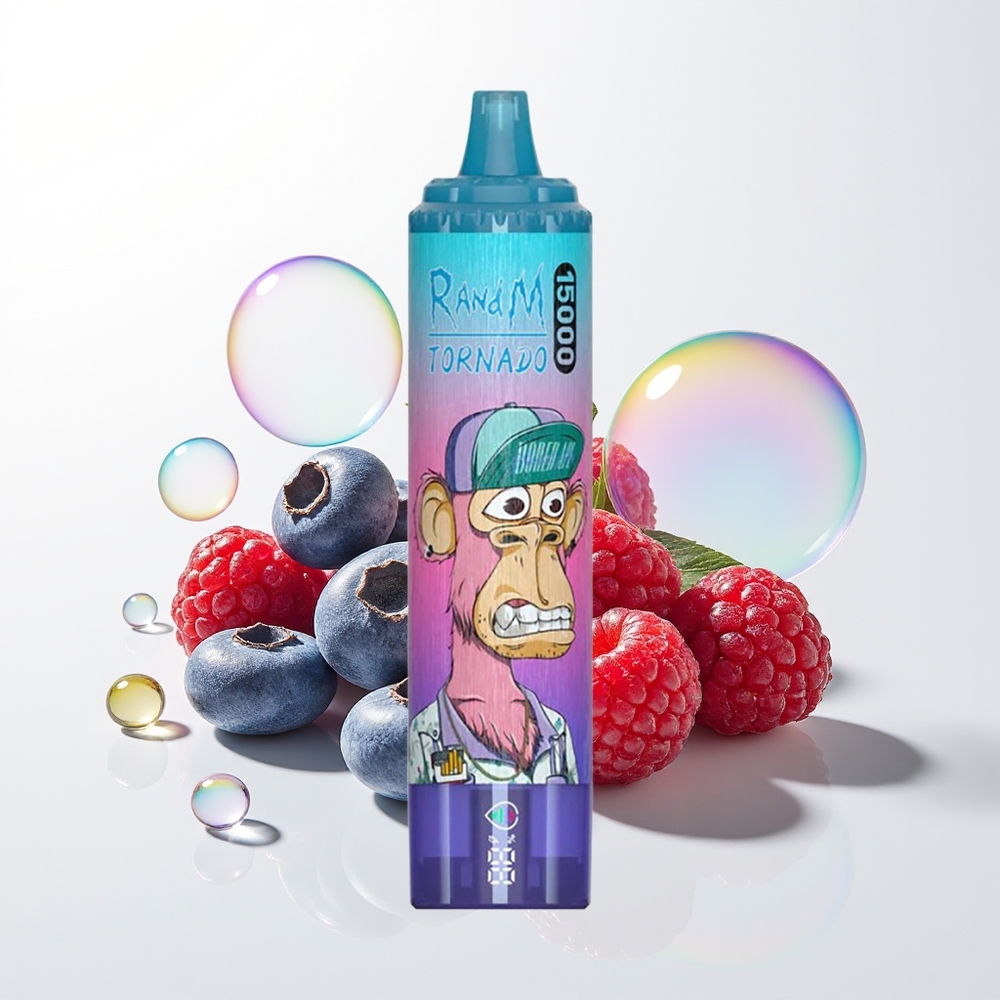 RandM Fumot Tornado 15000 Blueberry Raspberry Mesh 850mAh