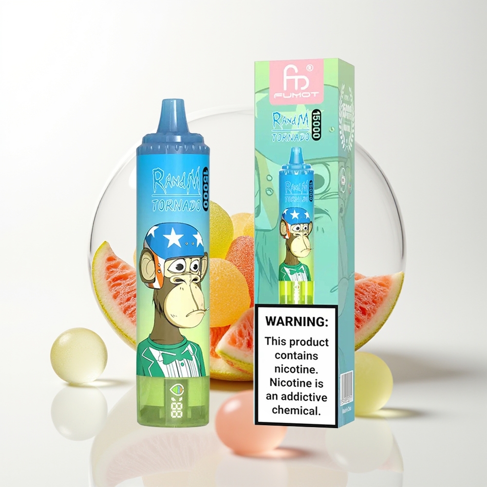 RandM Fumot Tornado 15000 Gummy Bear 25ml Mesh