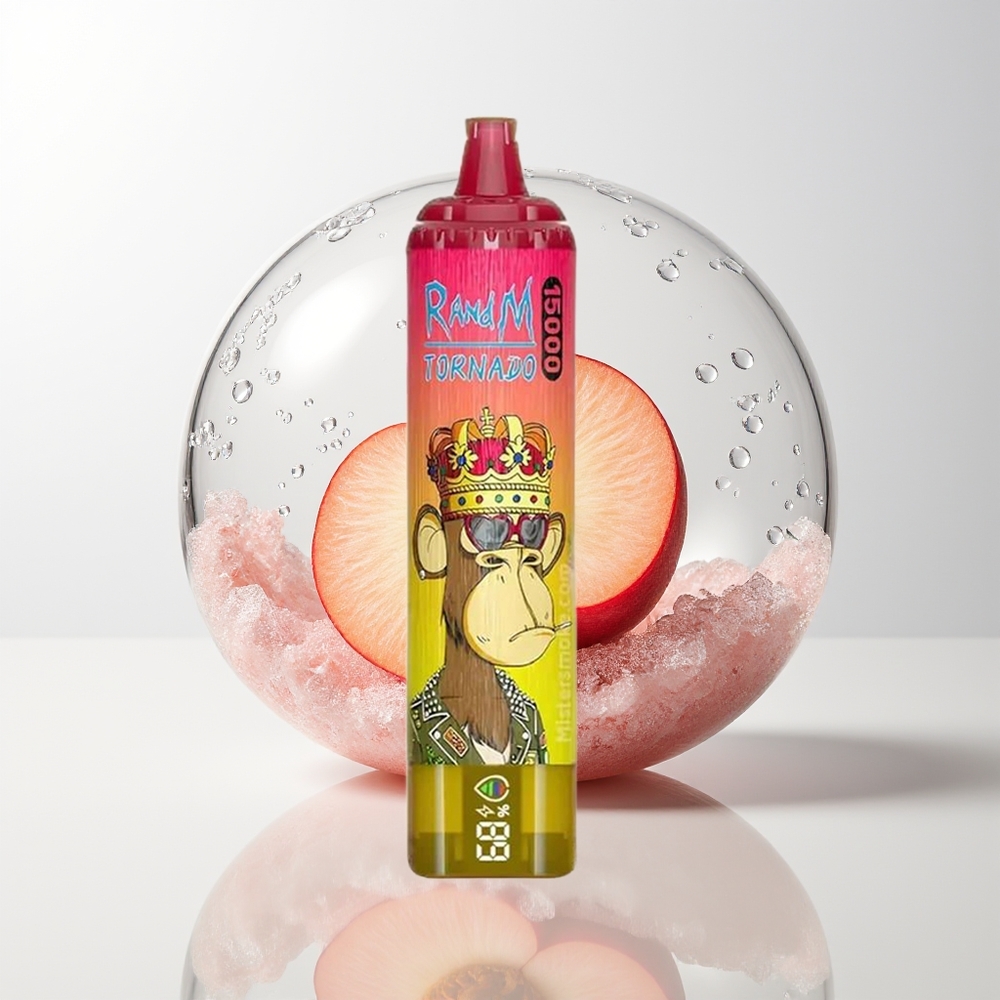 RandM Fumot Tornado 15000 Iced Peach Mesh 25ml