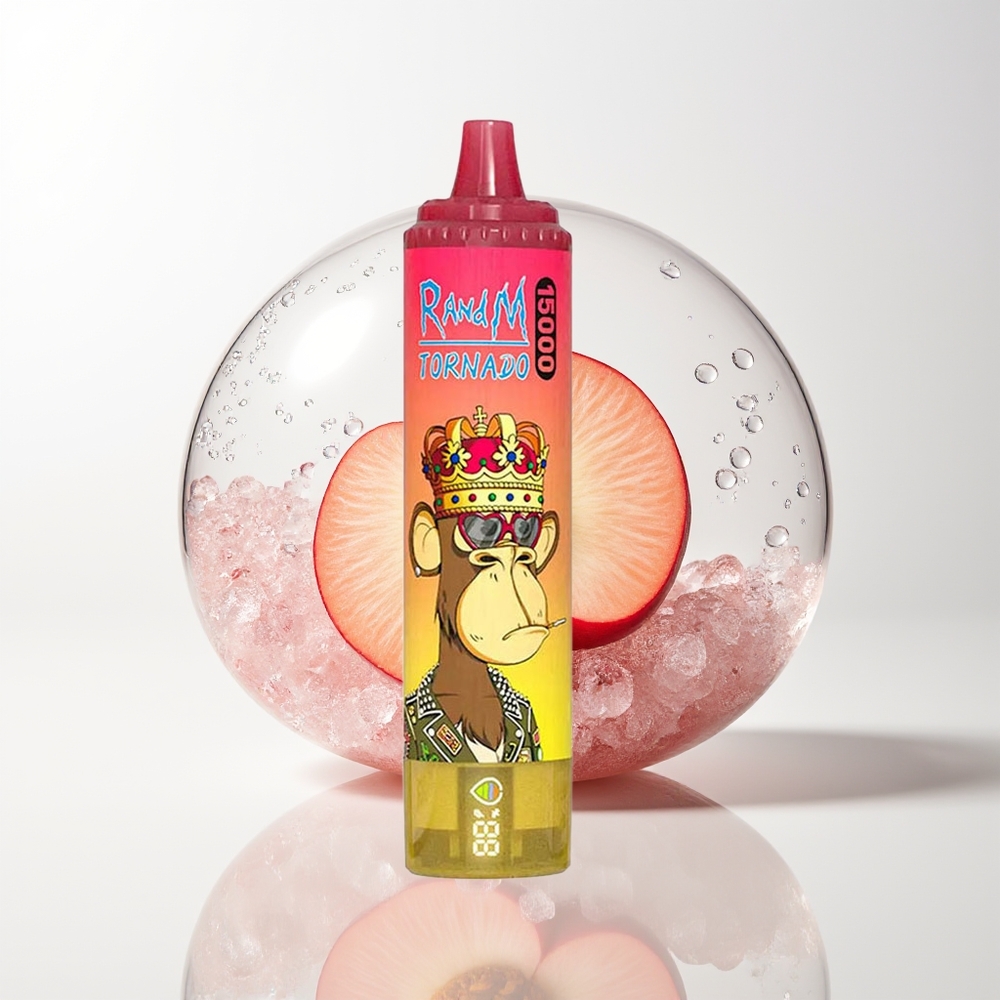 RandM Fumot Tornado 15000 Peach Ice Mesh 25ml