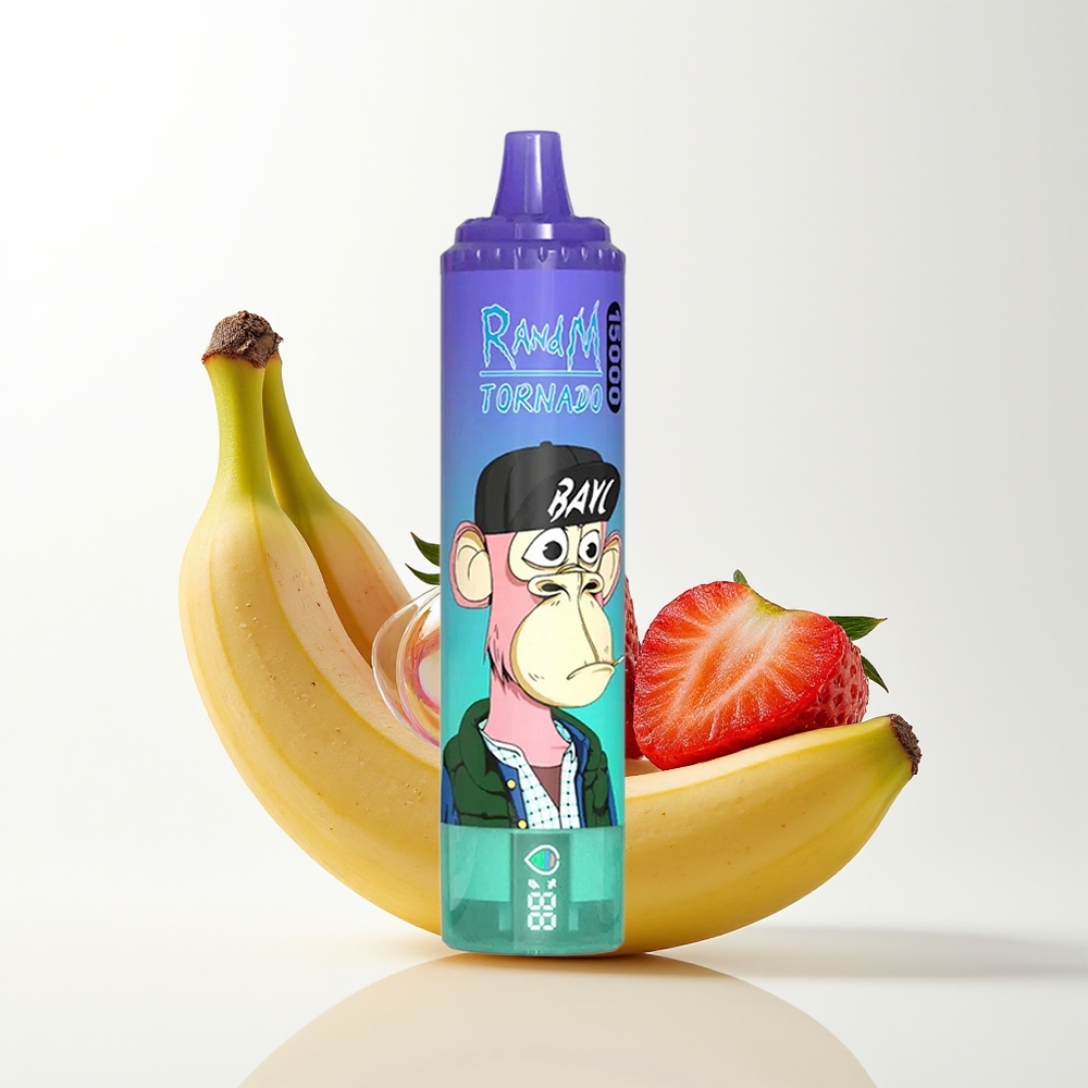 RandM Fumot Tornado 15000 Strawberry Banana Mesh 25ml
