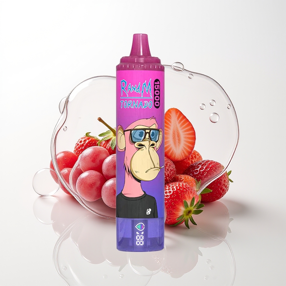 RandM Fumot Tornado 15000 Strawberry Grape Mesh 25ml