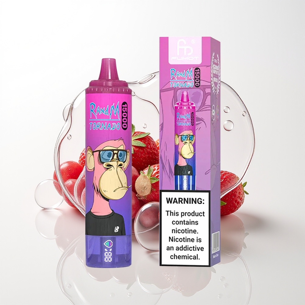 RandM Fumot Tornado 15000 Strawberry Grape Mesh 25ml