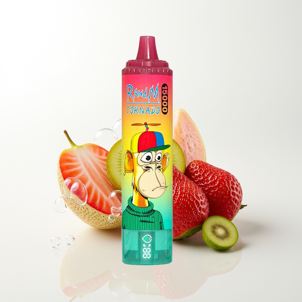 RandM Fumot Tornado 15000 Strawberry Kiwi 25ml Mesh