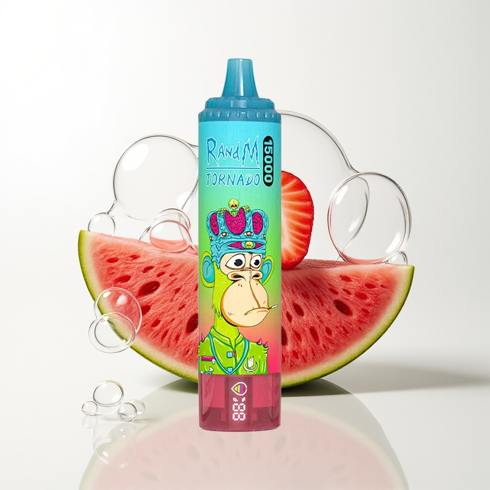 RandM Fumot Tornado 15000 Strawberry Watermelon Mesh Rechargeable