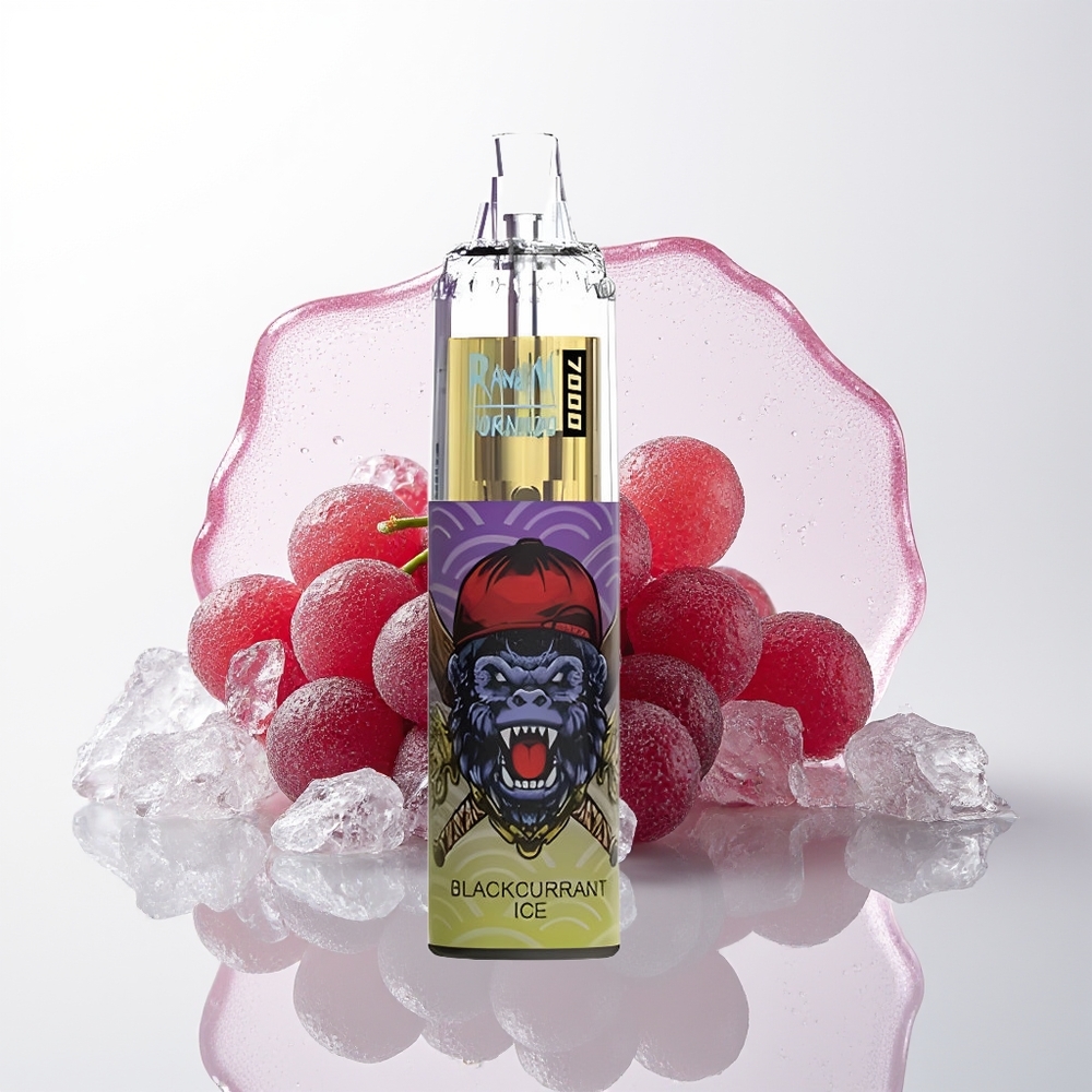 RandM Fumot Tornado 7000 Blackcurrant Ice Mesh