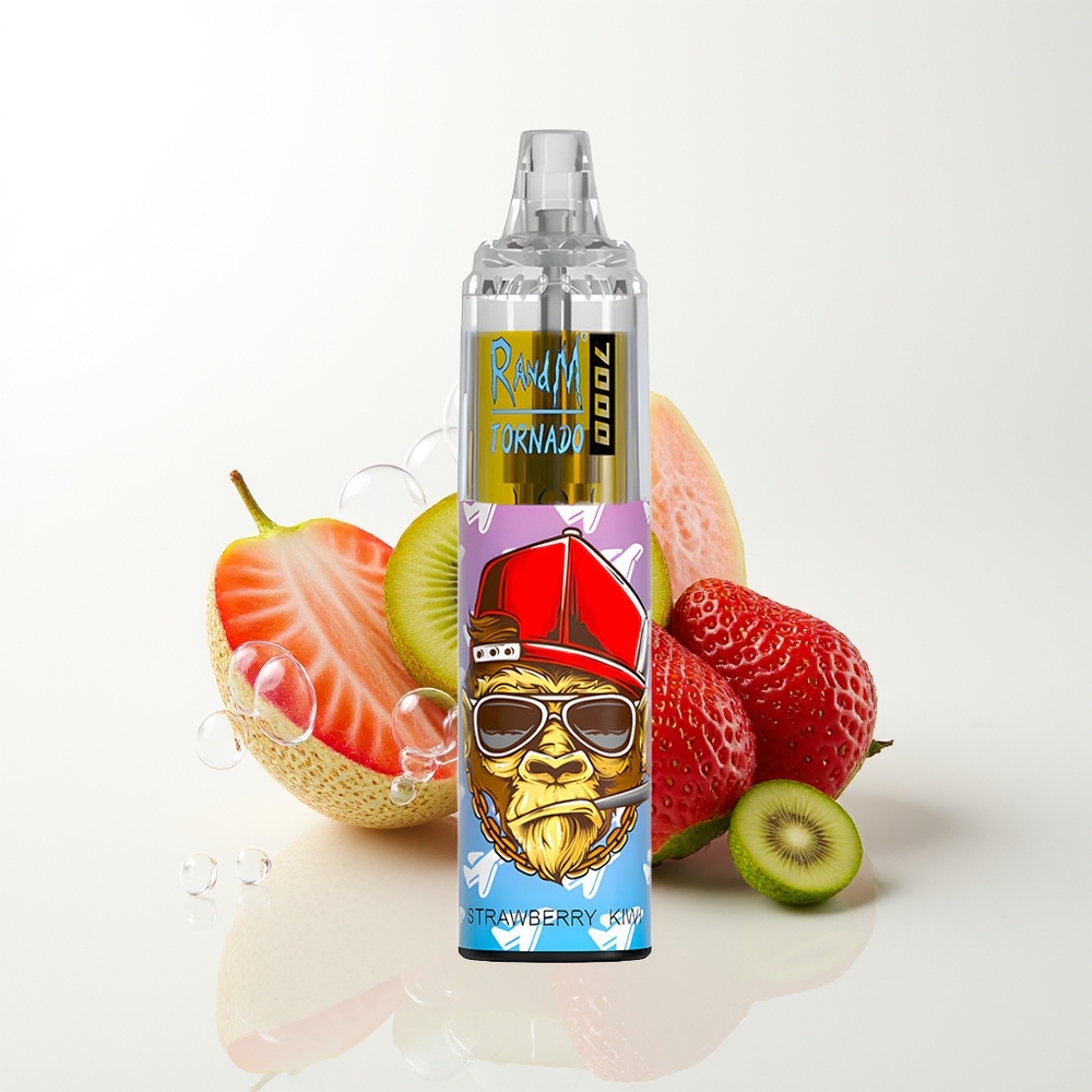 RandM Fumot Tornado 7000 Strawberry Kiwi Mesh RGB