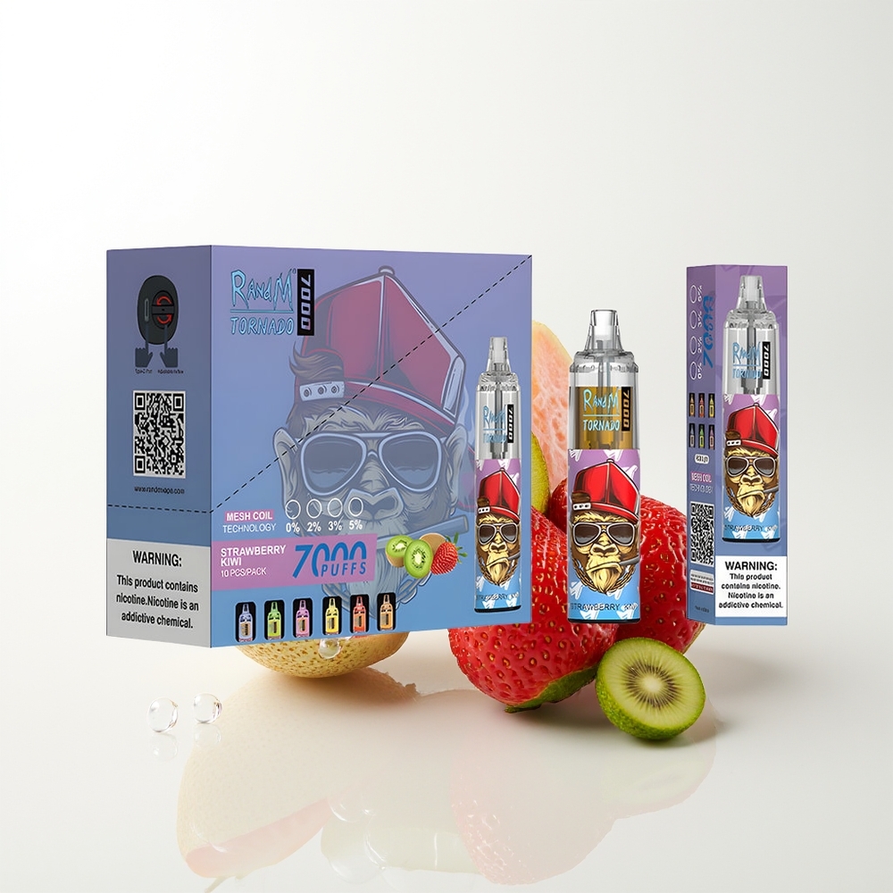 RandM Fumot Tornado 7000 Strawberry Kiwi Mesh RGB