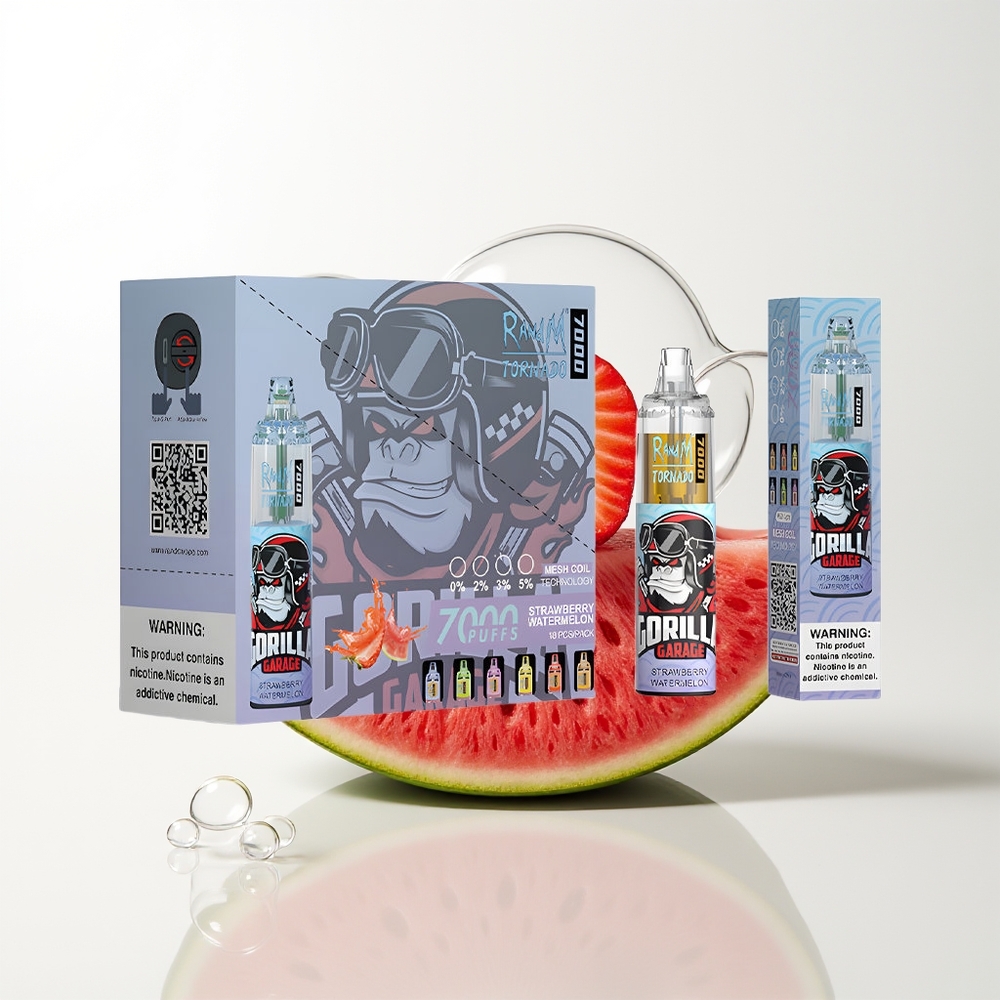 RandM Fumot Tornado 7000 Strawberry Watermelon Mesh Type-C