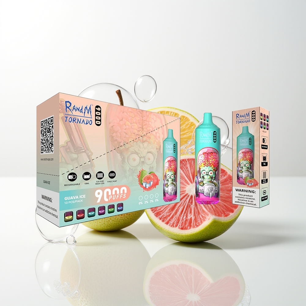 RandM Fumot Tornado 9000 Guava Ice Mesh 18mL