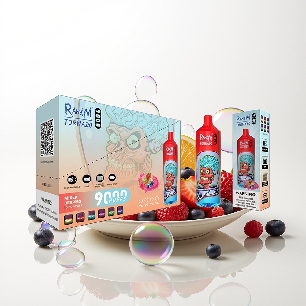RandM Fumot Tornado 9000 Mixed Berries RGB Mesh