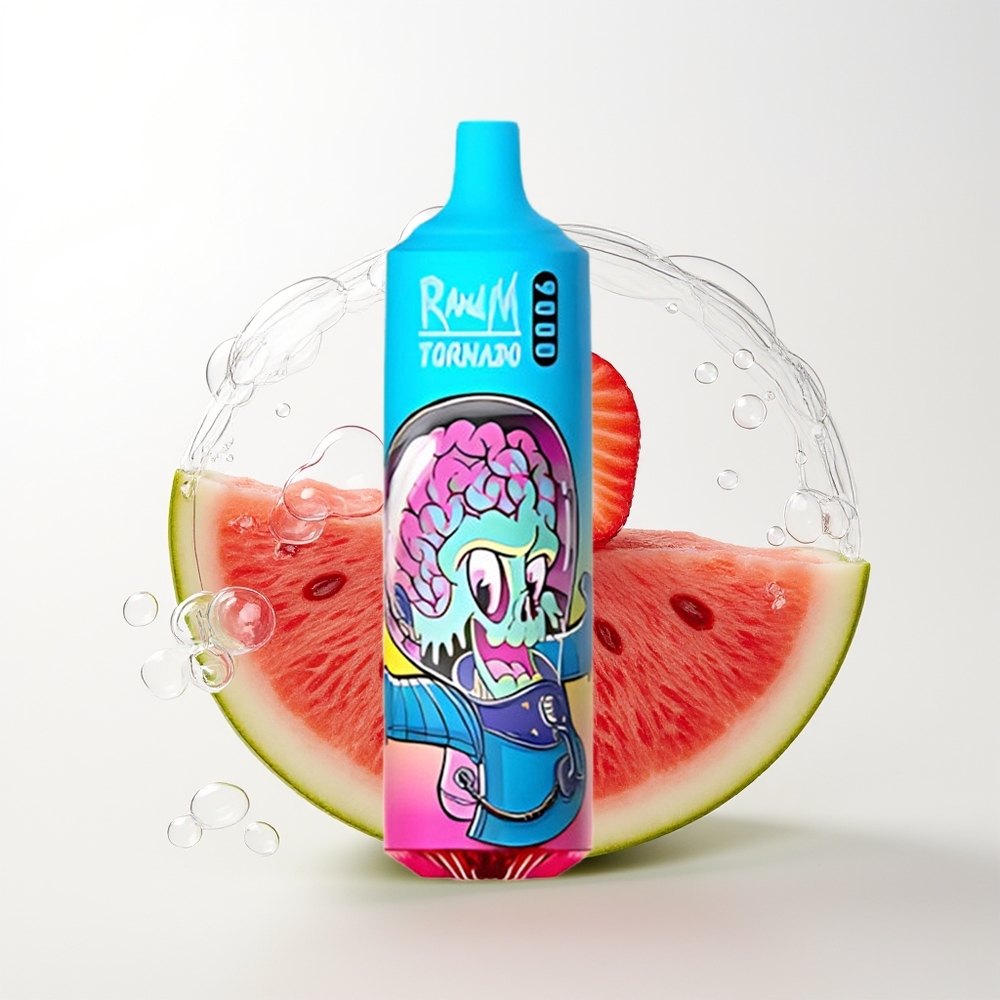 RandM Fumot Tornado 9000 Strawberry Watermelon Mesh RGB