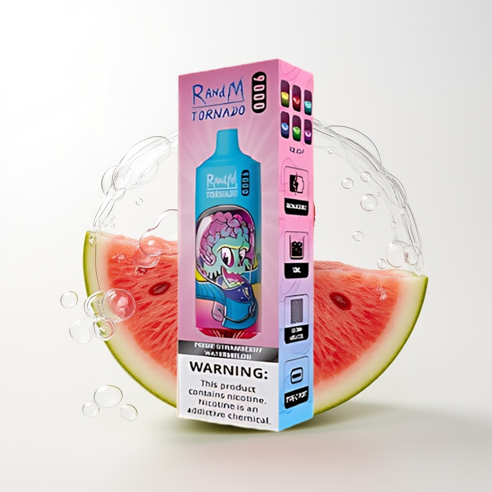 RandM Fumot Tornado 9000 Strawberry Watermelon Mesh RGB