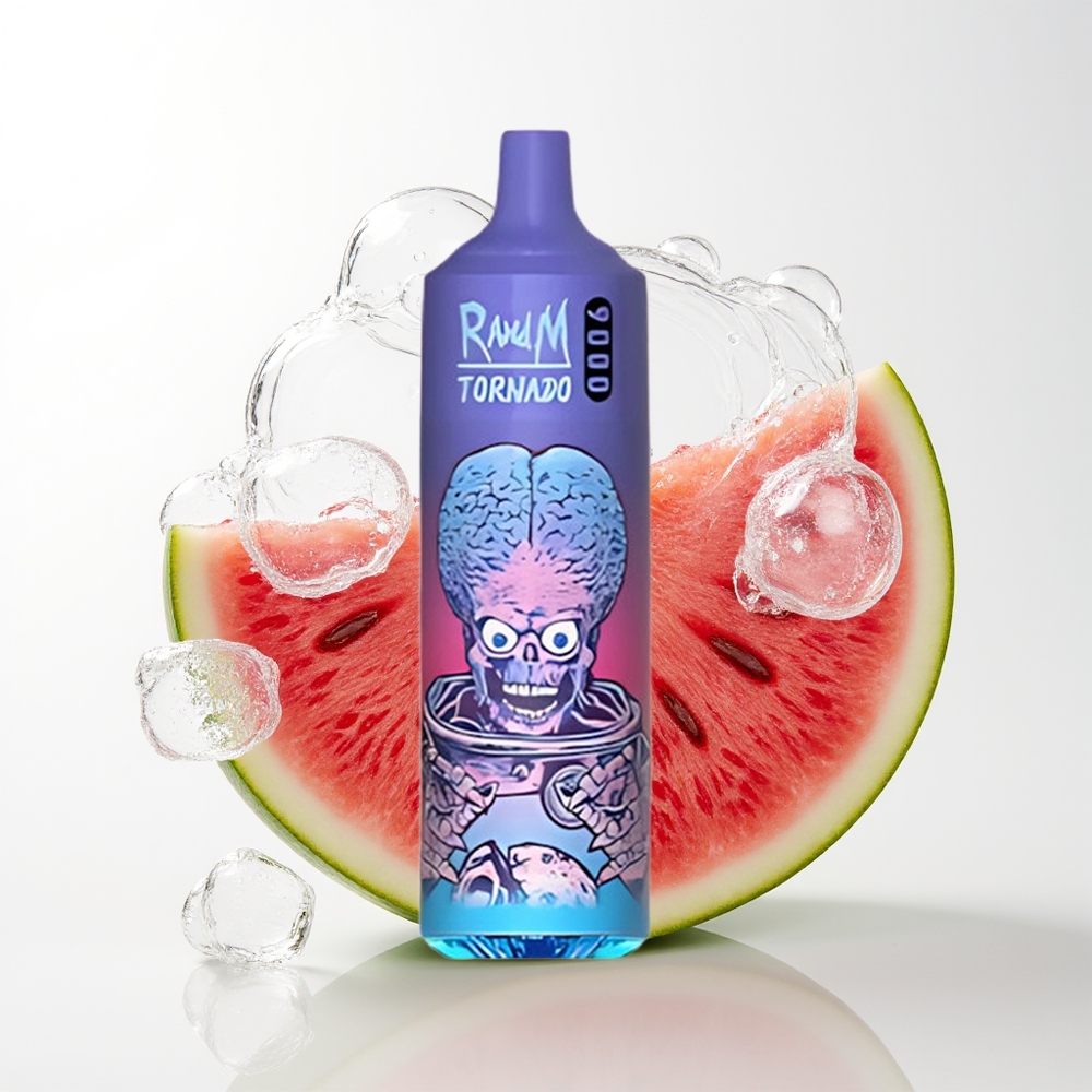 RandM Fumot Tornado 9000 Watermelon Brazz Ice Mesh RGB