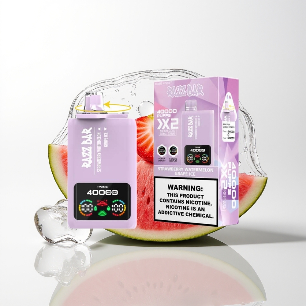 Razz Bar 40000 Strawberry Watermelon Grape Ice Mesh Coil