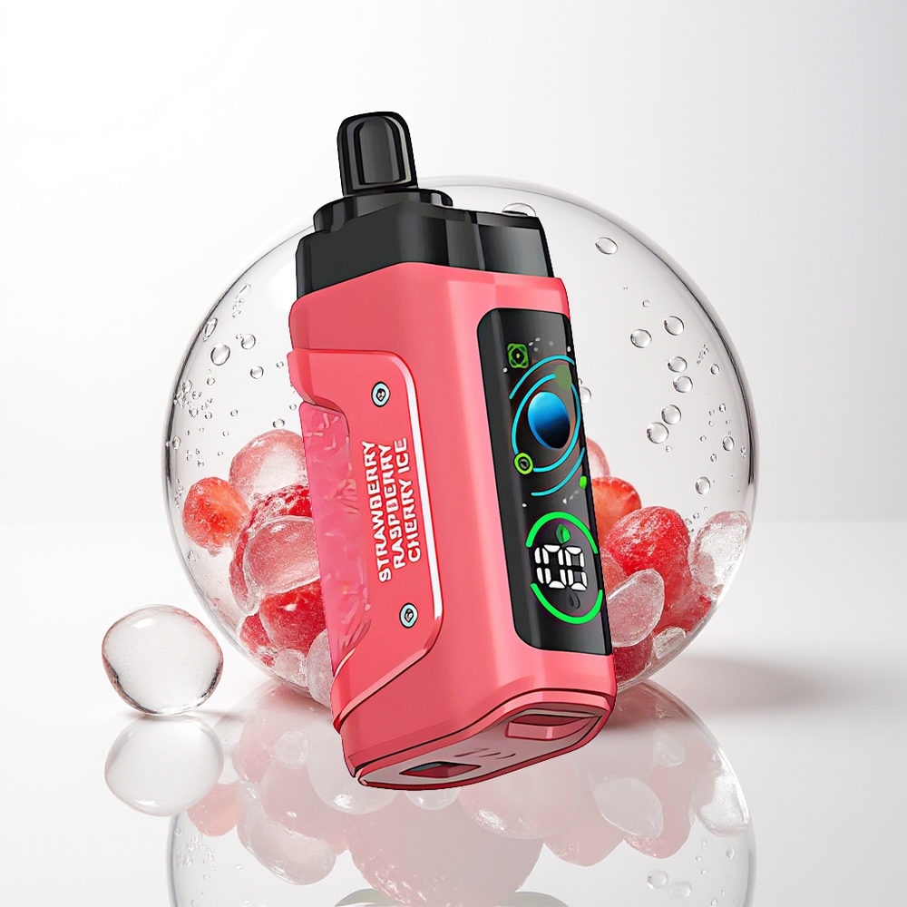 Razz Bar 45000 Strawberry Cherry Ice Mesh Rechargeable