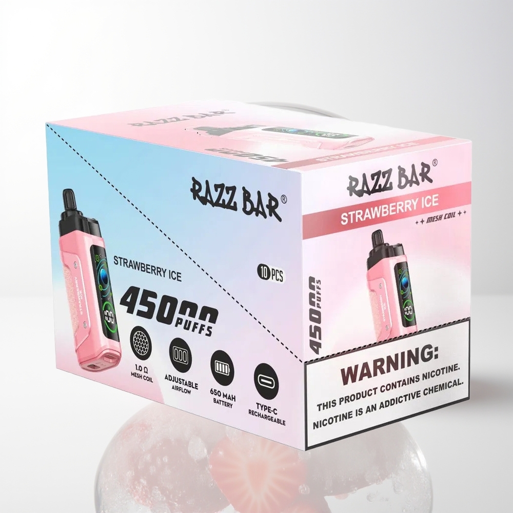 Razz Bar 45000 Strawberry Ice Mesh Coil