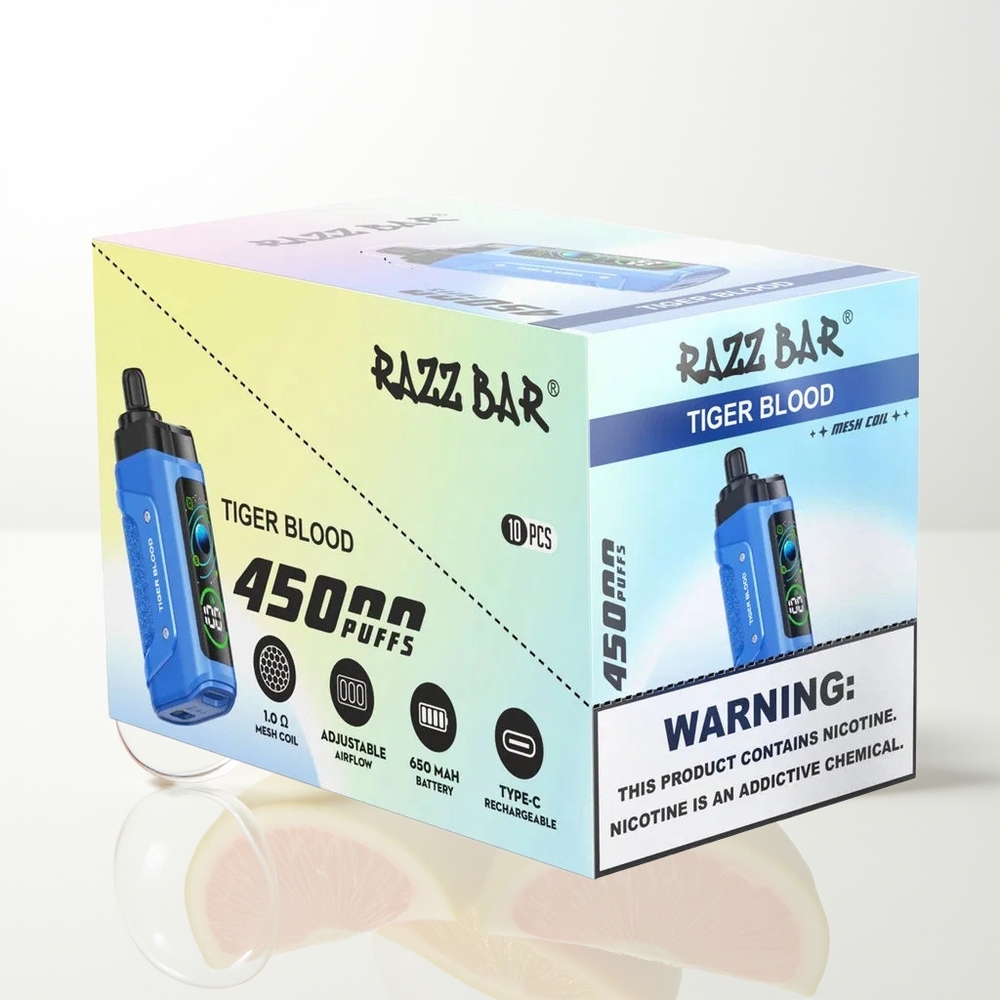 Razz Bar 45000 Tiger Blood Mesh Coil