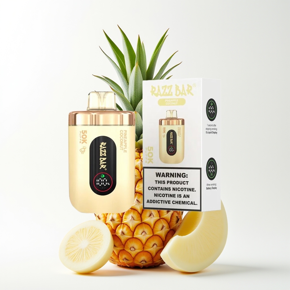 Razz Bar 50K Coconut Pineapple Mesh 2%