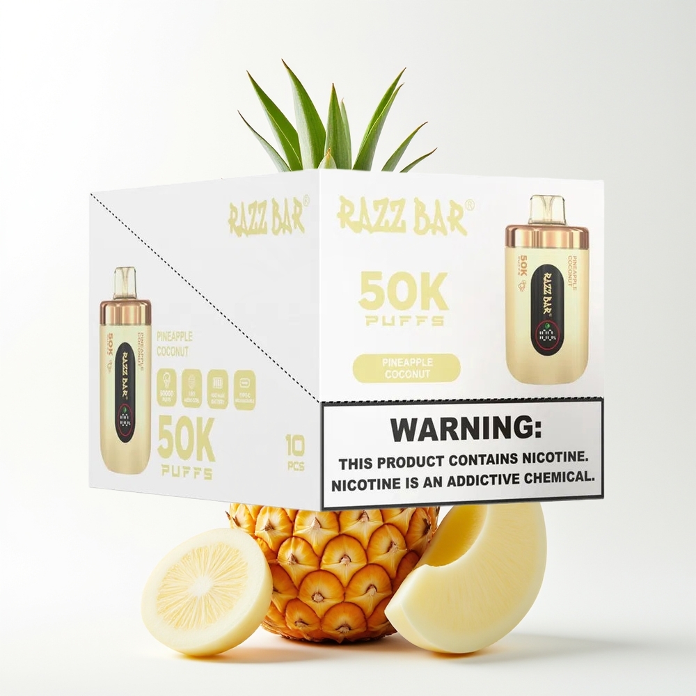 Razz Bar 50K Coconut Pineapple Mesh 2%