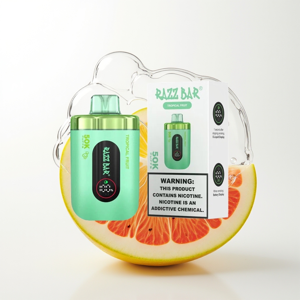 Razz Bar 50K Tropical Fruit Mesh Rechargeable