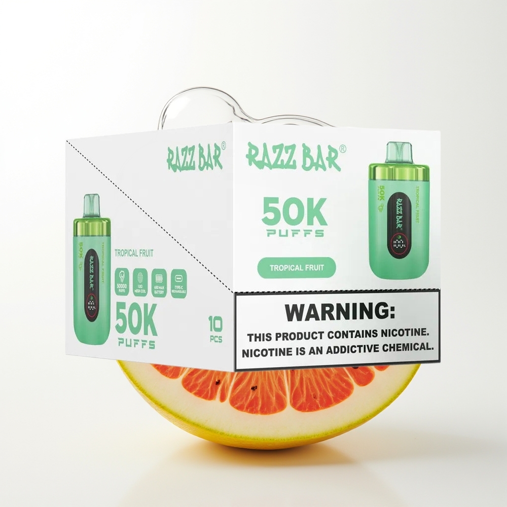 Razz Bar 50K Tropical Fruit Mesh Rechargeable