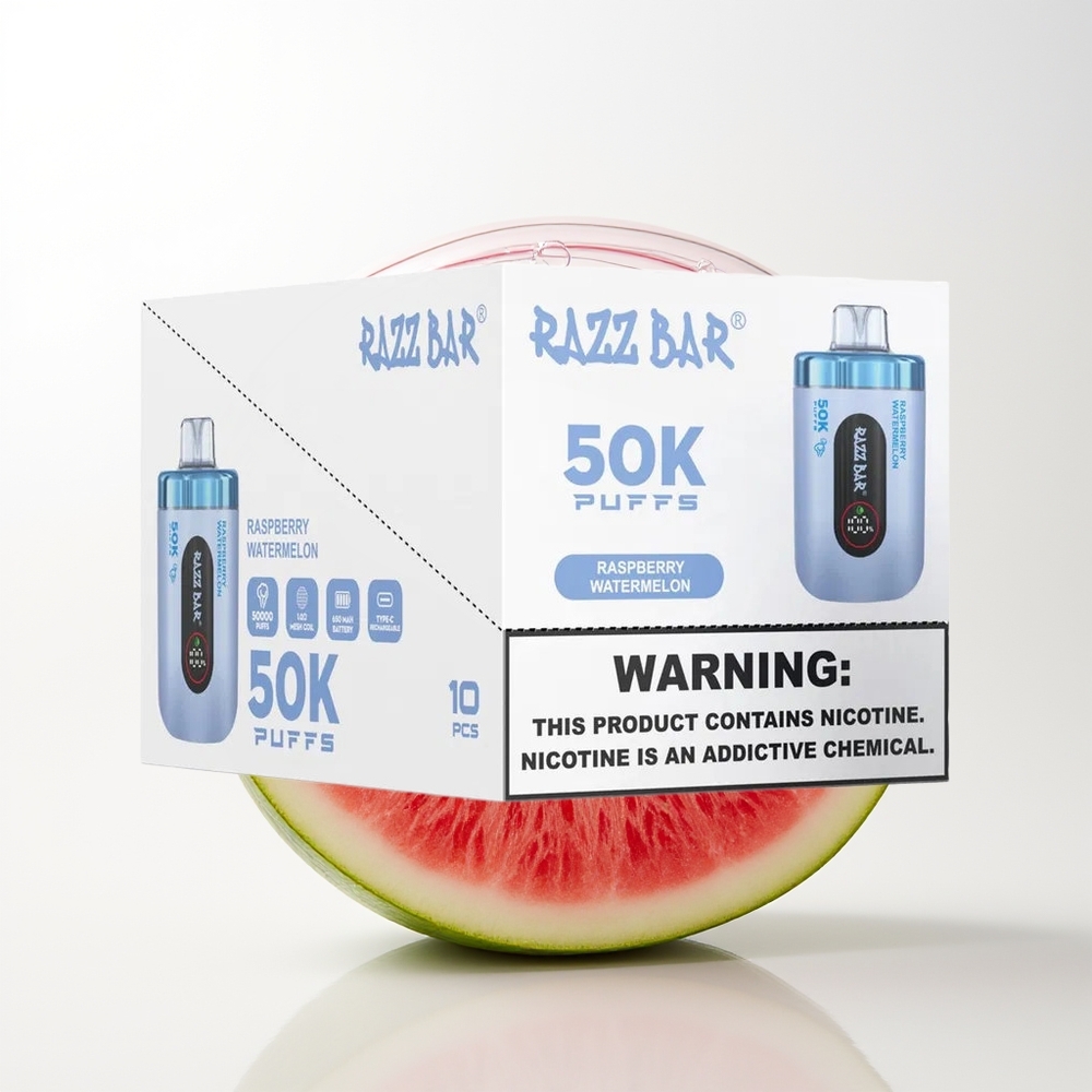 Razz Bar 50K Watermelon Raspberry Mesh 2%