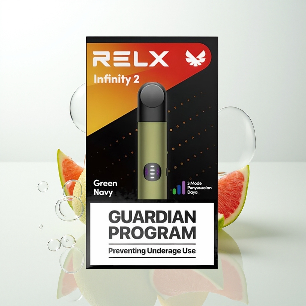 Relx Infinity 2 Vape Device GreenNavy Metallic 440
