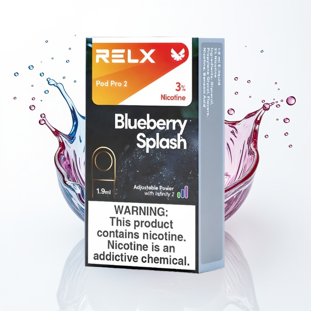 Relx Pod Pro 2 Vape Device Blueberry Splash Pro 1.9ml Dual Mode