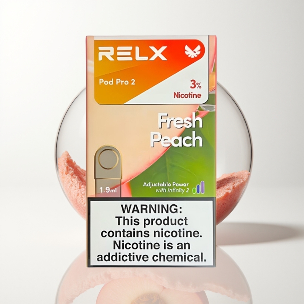 Relx Pod Pro 2 Vape Device Fresh Peach Pro Smooth 1.9