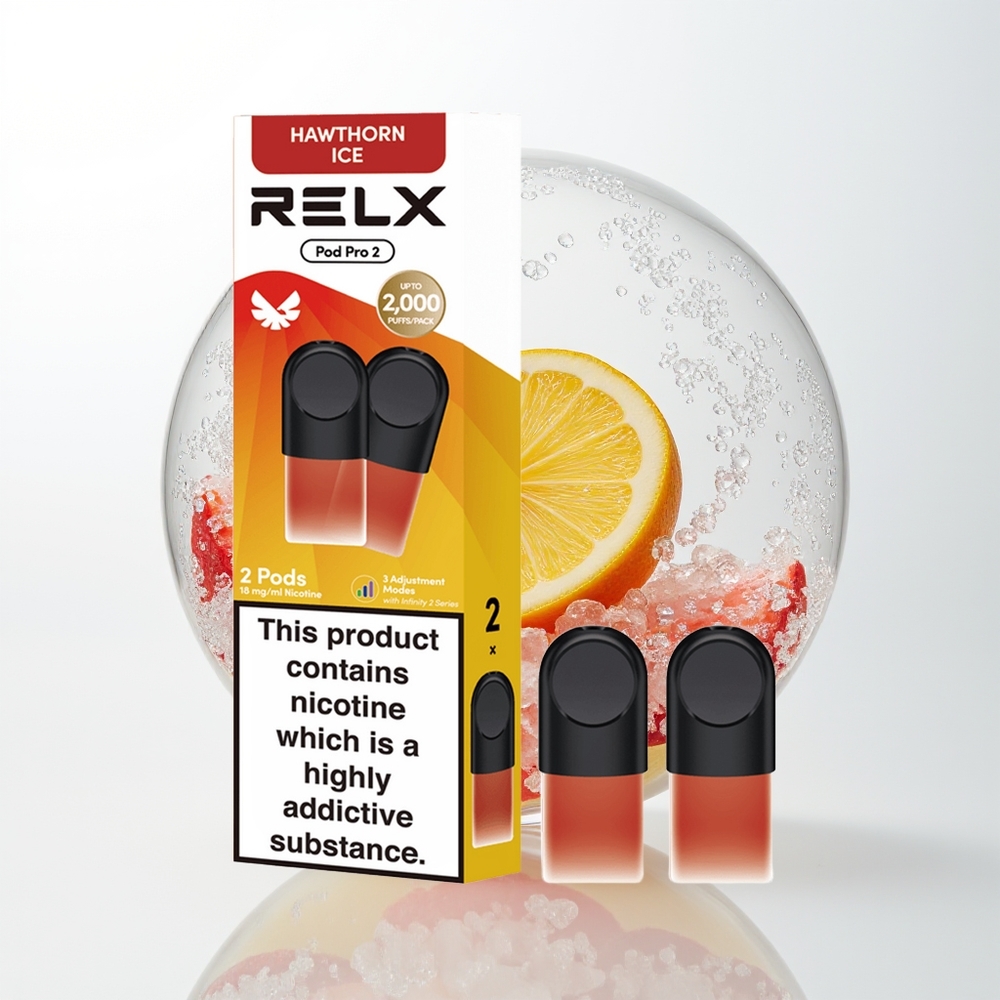 Relx Pod Pro 2 Vape Device Hawthorn Ice 1.9ml Boost Mode