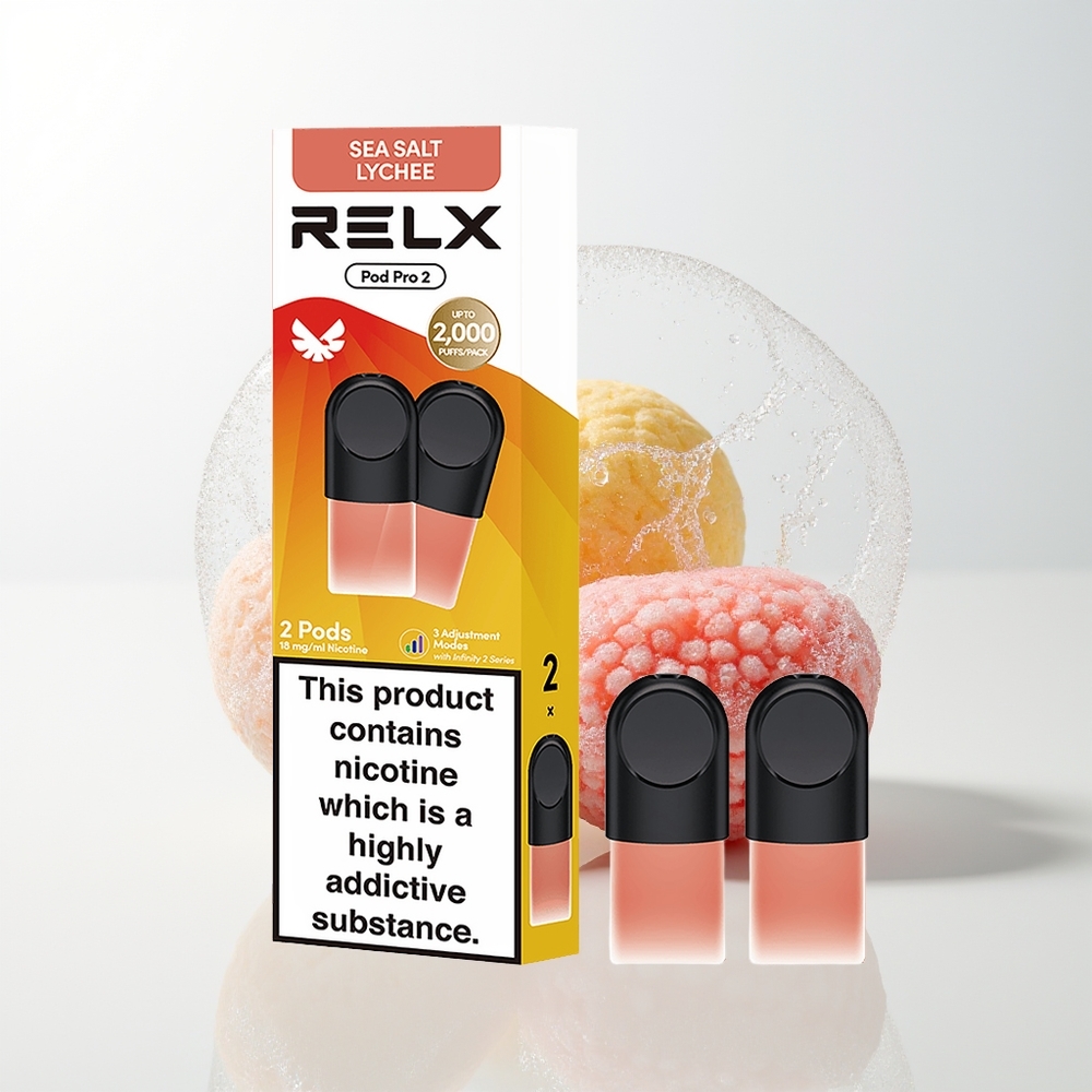 Relx Pod Pro 2 Vape Device Sea Salt Lychee Pro 1.9ml Dual Mode