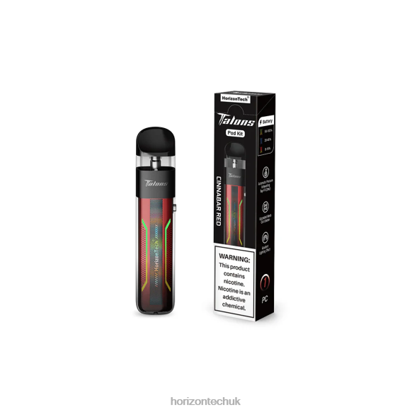 HorizonTech Talons Pod System - Horizontech Disposable Vape 80T6X198 Cinnabar Red